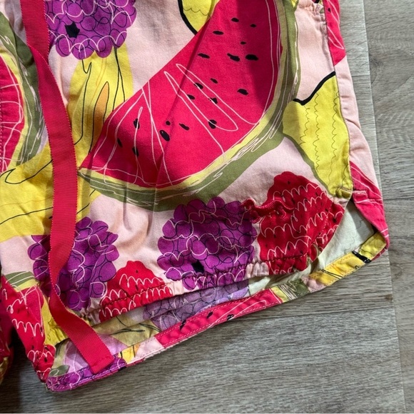 Peter Alexander Mixed Fruit Print Drawstring Waist Pajama Shorts - Picture 3 of 7